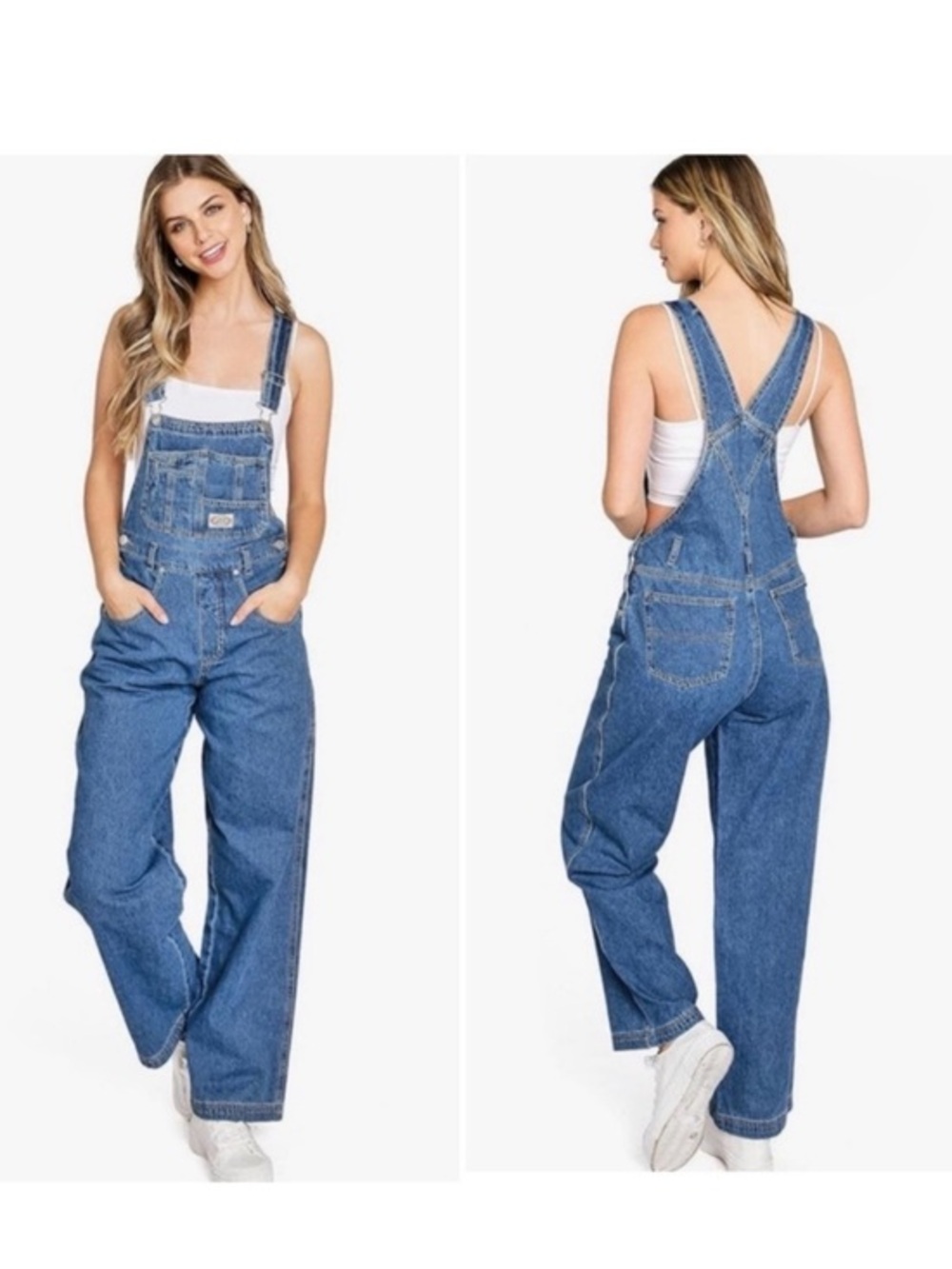 Lana Roux Denim Overalls